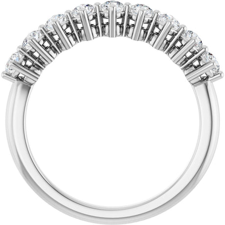 14K White Gold 1/2 CTW Lab-Grown Diamond Anniversary Band