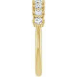 14K Yellow Gold 1/2 CTW Lab-Grown Diamond Anniversary Band