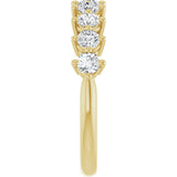 14K Yellow Gold 3/4 CTW Lab-Grown Diamond Anniversary Band