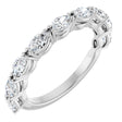 14K White Gold 1 CTW Lab-Grown Diamond Anniversary Band