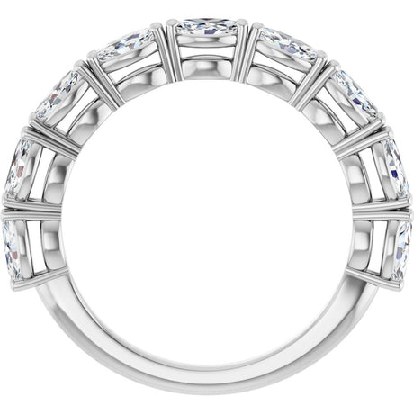 14K White Gold 1 CTW Lab-Grown Diamond Anniversary Band