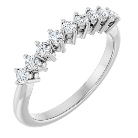 14K White Gold 1/4 CTW Lab-Grown Diamond Anniversary Band