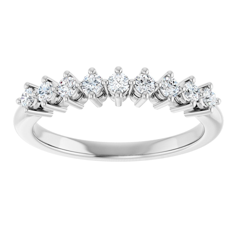 14K White Gold 1/4 CTW Lab-Grown Diamond Anniversary Band