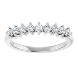 14K White Gold 1/4 CTW Lab-Grown Diamond Anniversary Band