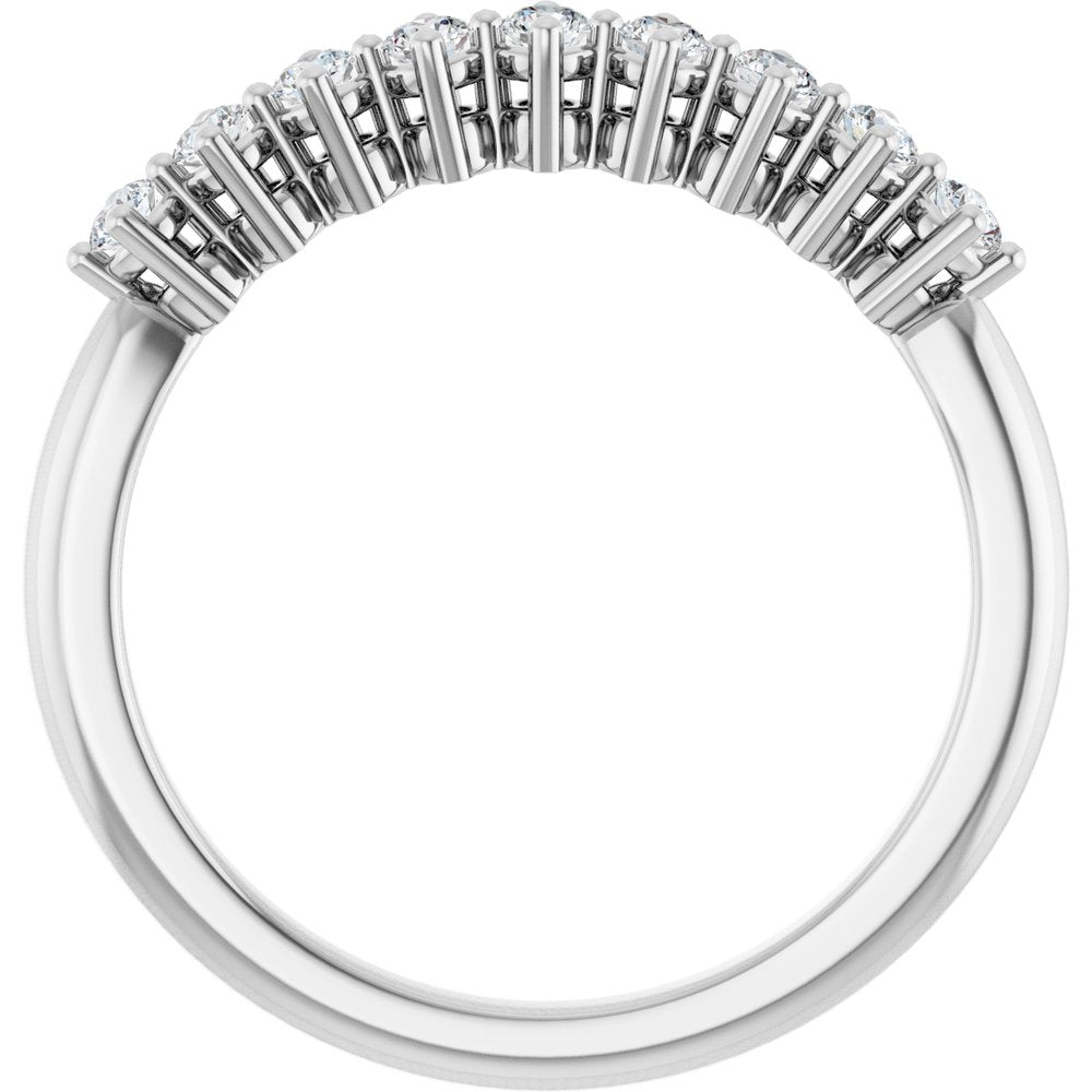 14K White Gold 1/4 CTW Lab-Grown Diamond Anniversary Band