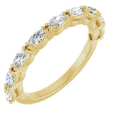 14K Yellow Gold 5/8 CTW Lab-Grown Diamond Anniversary Band