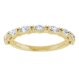 14K Yellow Gold 5/8 CTW Lab-Grown Diamond Anniversary Band