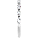 14K White Gold 5/8 CTW Lab-Grown Diamond Anniversary Band