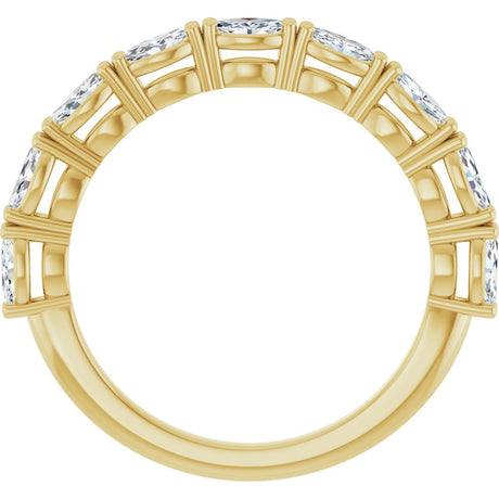 14K Yellow Gold 5/8 CTW Lab-Grown Diamond Anniversary Band