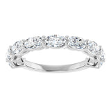 14K White Gold 1 5/8 CTW Lab-Grown Diamond Anniversary Band