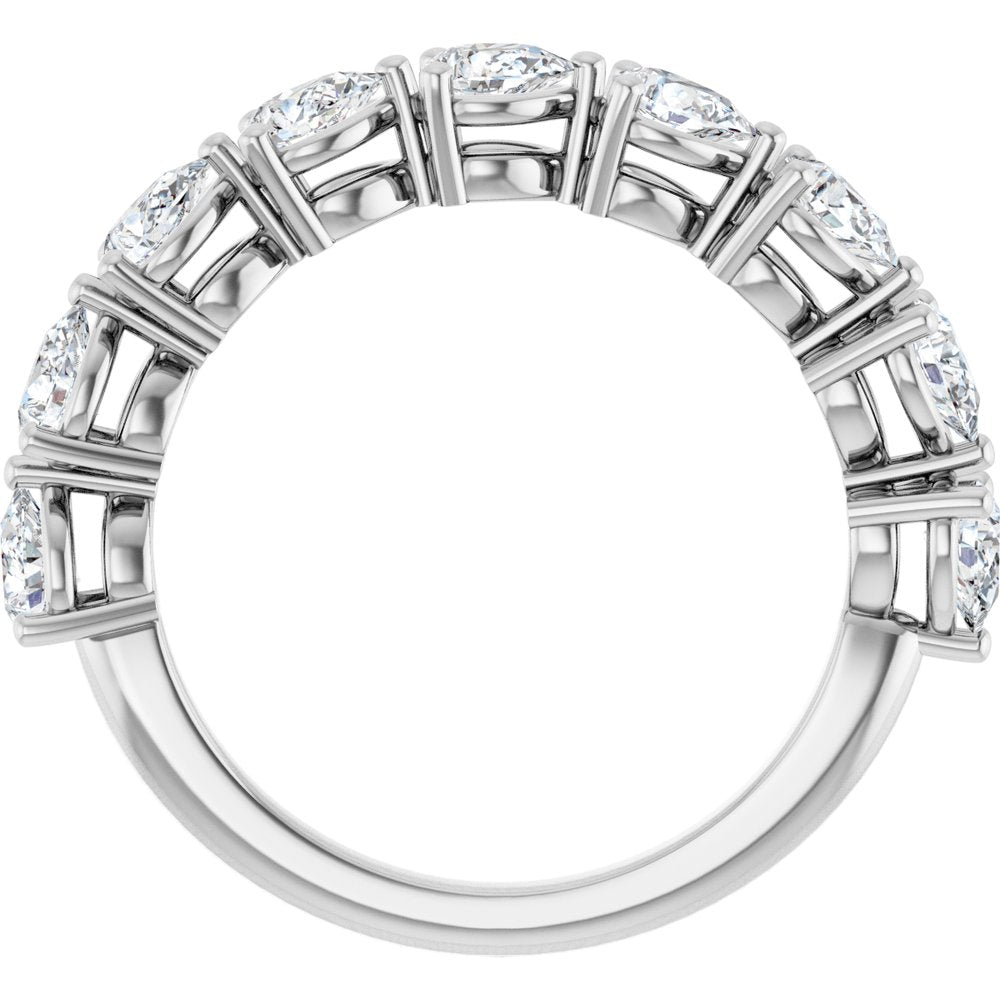 14K White Gold 1 1/4 CTW Lab-Grown Diamond Anniversary Band