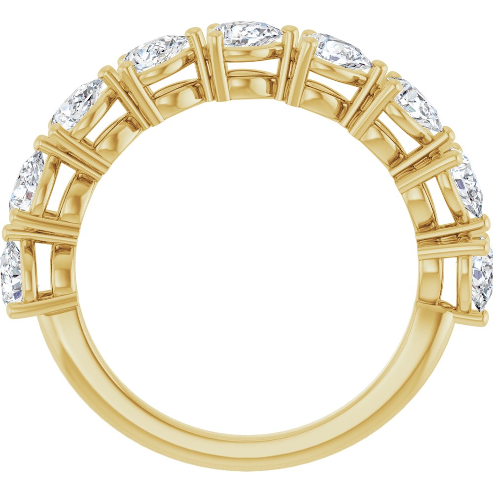 14K Yellow Gold 1 1/4 CTW Lab-Grown Diamond Anniversary Band