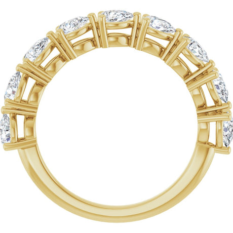 14K Yellow Gold 1 1/4 CTW Lab-Grown Diamond Anniversary Band