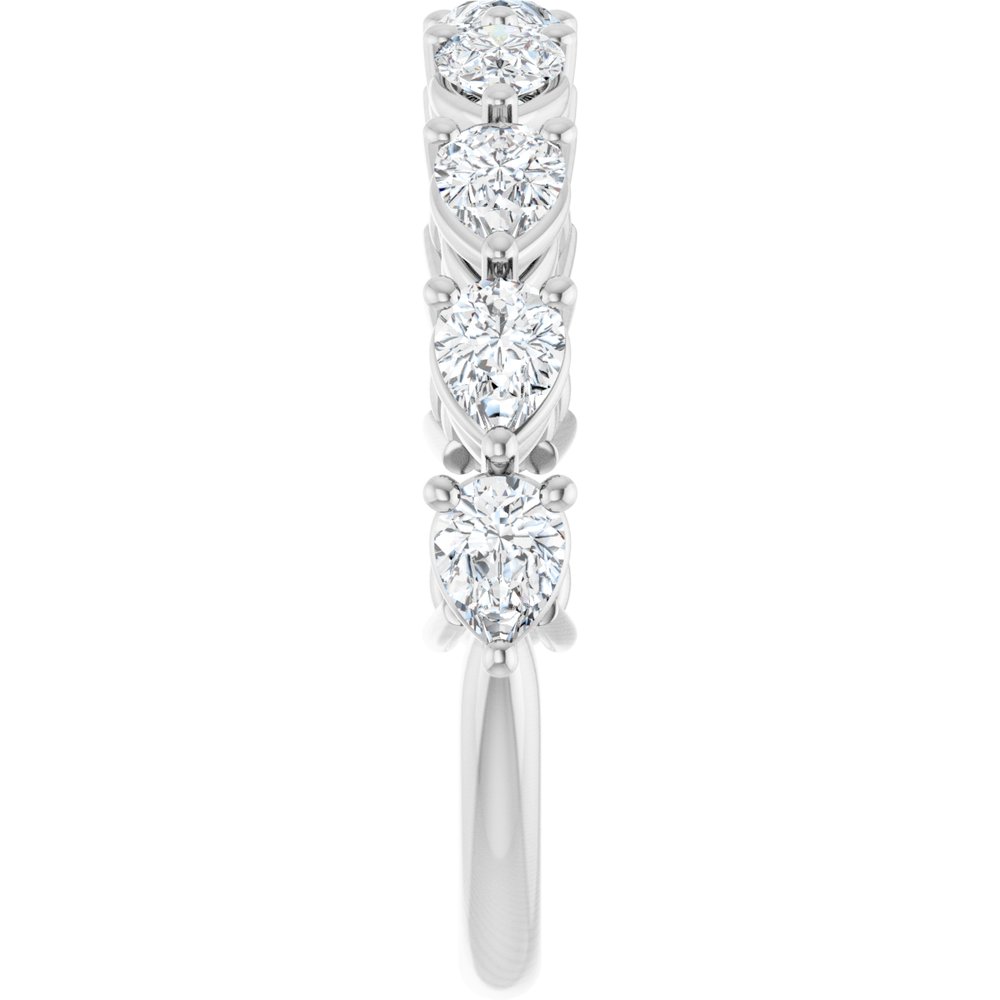 14K White Gold 1 1/4 CTW Lab-Grown Diamond Anniversary Band