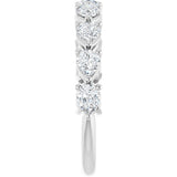 14K White Gold 1 1/4 CTW Lab-Grown Diamond Anniversary Band
