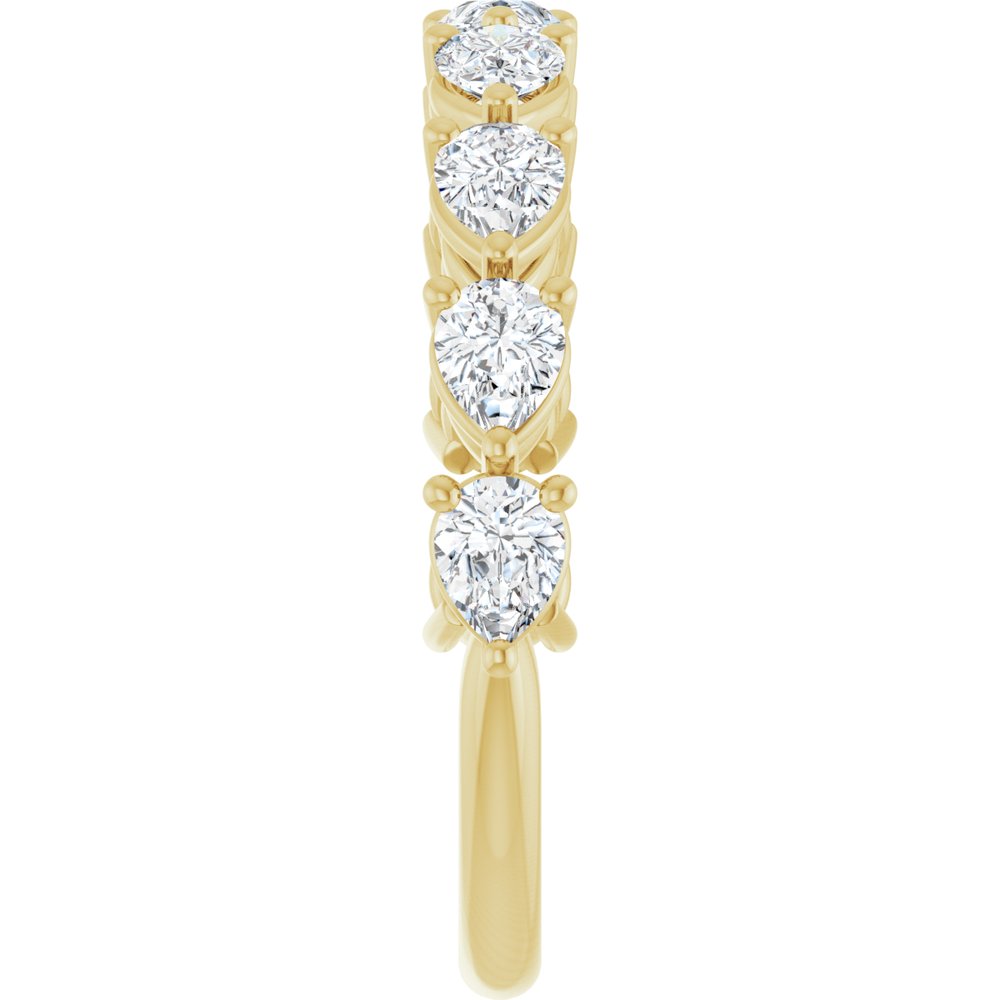 14K Yellow Gold 1 1/4 CTW Lab-Grown Diamond Anniversary Band