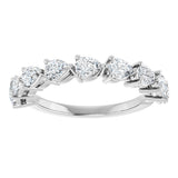 14K White Gold 1 1/4 CTW Lab-Grown Diamond Anniversary Band