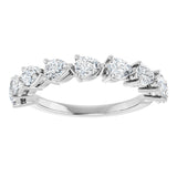 14K White Gold 1 1/4 CTW Lab-Grown Diamond Anniversary Band