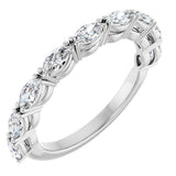 14K White Gold 3/4 CTW Lab-Grown Diamond Anniversary Band