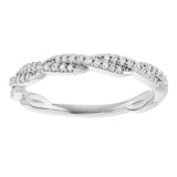 Platinum 1/6 CTW Natural Diamond Anniversary Band