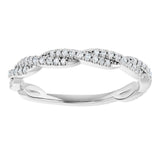 14K White 1/6 CTW Natural Diamond Anniversary Band