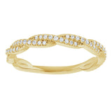 14K Yellow 1/6 CTW Natural Diamond Anniversary Band