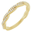 14K Yellow 1/6 CTW Natural Diamond Anniversary Band