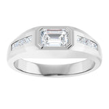 14K White 1 5/8 CTW Lab-Grown Diamond Band