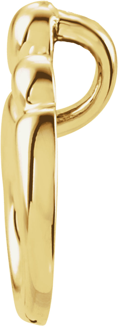 18K Yellow Gold-Plated Sterling Silver Mother and Child® Slide Pendant