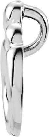 14K White Mother and Child® Slide Pendant