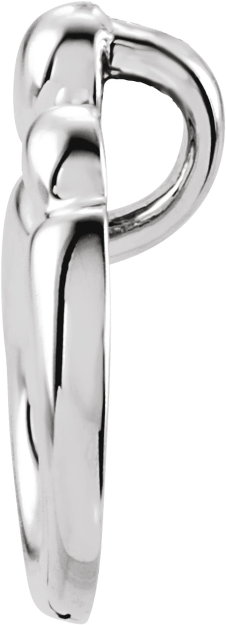 14K White Gold Mother and Child® Slide Pendant