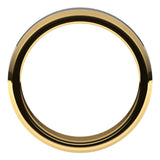 14K Yellow/White 5 mm Beveled Edge Band