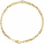 14K Yellow 1/5 CT Natural Diamond Link 7" Bracelet