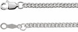Sterling Silver 2.25 mm Curb 16" Chain