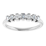 14K White 1/4 CTW Natural Diamond Anniversary Band