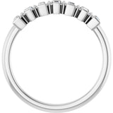 14K White 1/4 CTW Natural Diamond Anniversary Band