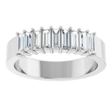 14K White 1/2 CTW Lab-Grown Diamond Anniversary Band