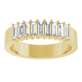 14K Yellow 1/2 CTW Lab-Grown Diamond Anniversary Band