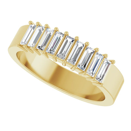 14K Yellow 1/2 CTW Lab-Grown Diamond Anniversary Band