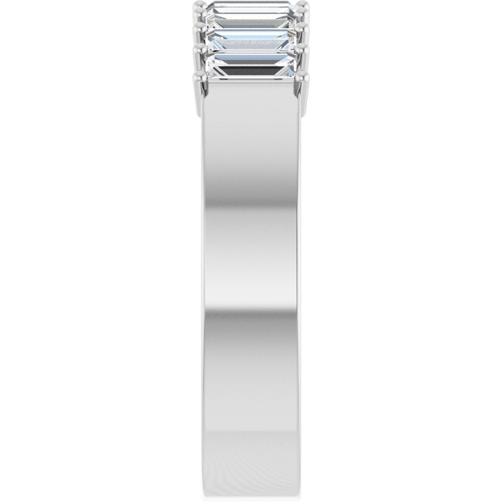 14K White 1/2 CTW Lab-Grown Diamond Anniversary Band