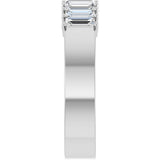 14K White 1/2 CTW Lab-Grown Diamond Anniversary Band