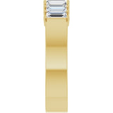 14K Yellow 1/2 CTW Natural Diamond Anniversary Band