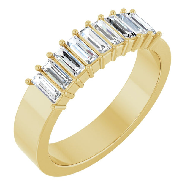 14K Yellow 1/2 CTW Lab-Grown Diamond Anniversary Band