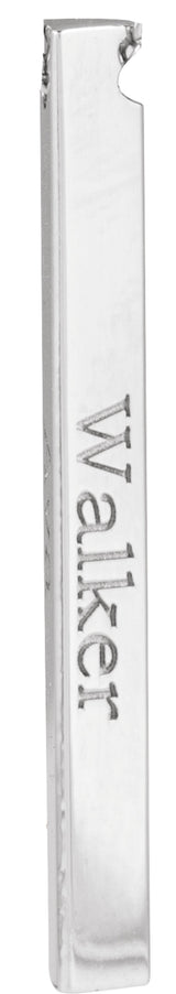 14K White Gold Engravable Three-Sided Bar Pendant
