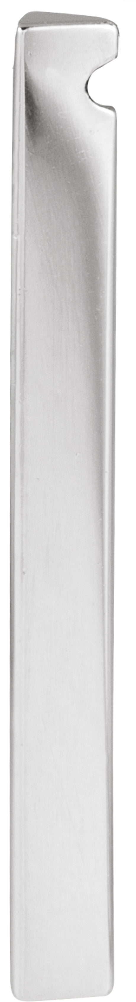 14K White Gold Engravable Three-Sided Bar Pendant