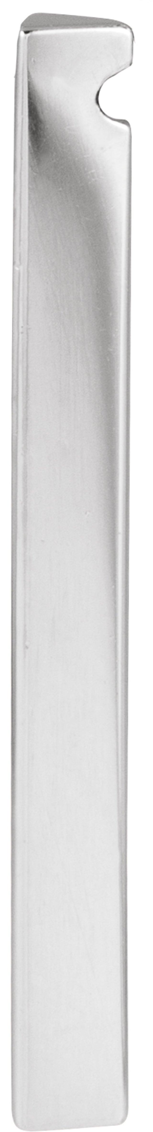 14K White Gold Engravable Three-Sided Bar Pendant