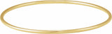 14K Yellow 2 mm Bangle 7 3/4" Bracelet