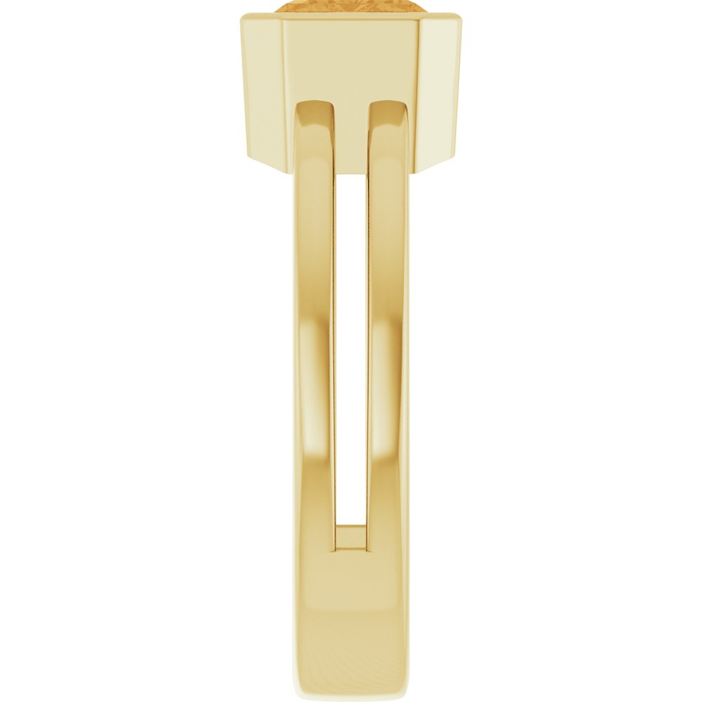 14K Yellow Natural Citrine Ring