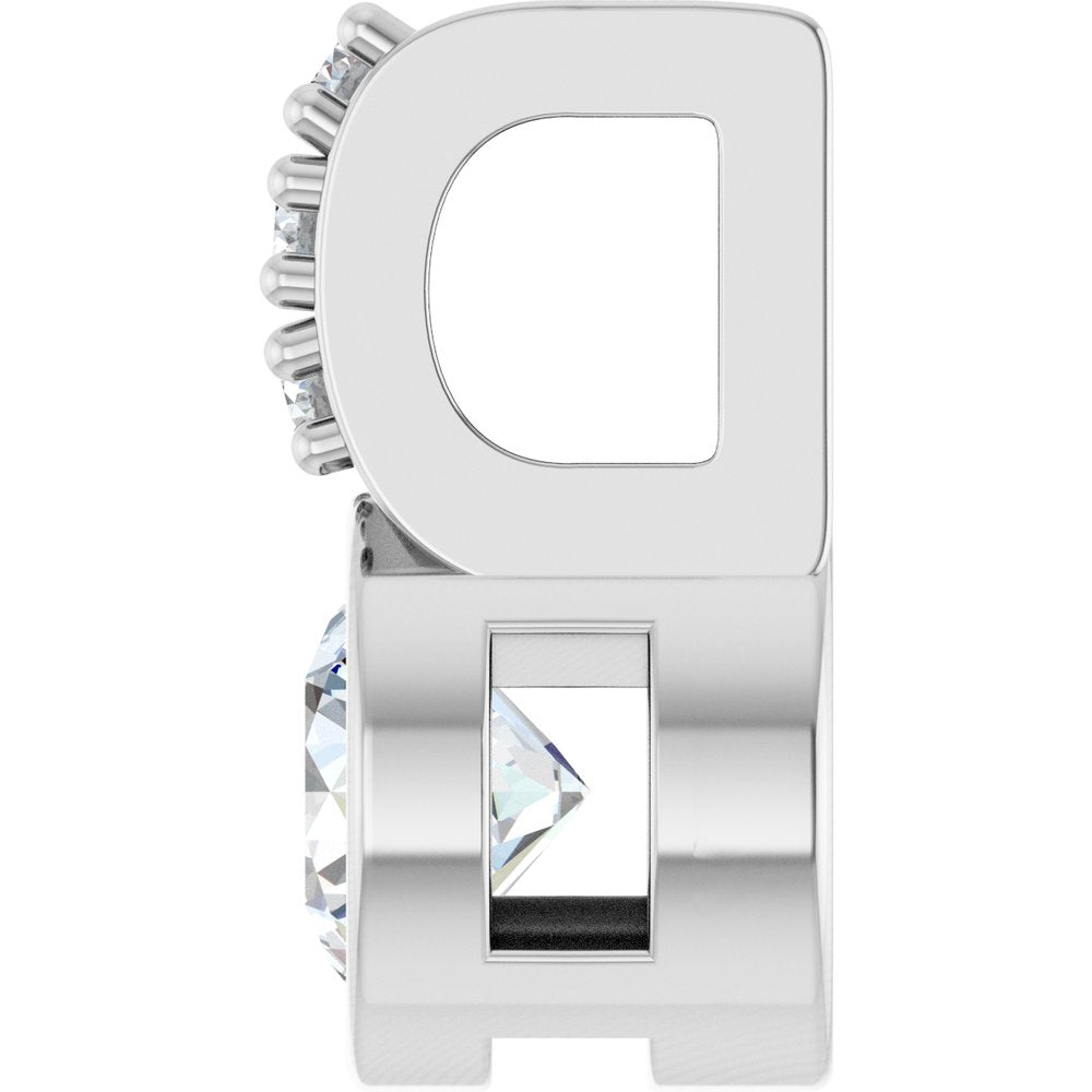 14K White Gold 1/4 CTW Lab-Grown Diamond Pendant
