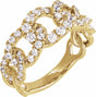14K Yellow Gold 1 CTW Lab-Grown Diamond Ring